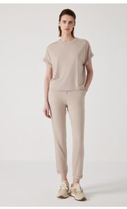 Pantalons et pantalons pour femmes en <span class=keywords><strong>laine</strong></span> épaisse à taille haute avec poches, en <span class=keywords><strong>laine</strong></span> mérinos de soie 12Gg, vêtements décontractés - Product Image 6
