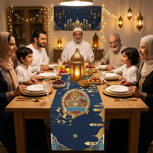 Décorations <span class=keywords><strong>de</strong></span> <span class=keywords><strong>table</strong></span> pour le Ramadan 2026, lanterne <span class=keywords><strong>de</strong></span> mosquée, décorations islamiques pour la fête du Ramadan Moubarak, fournitures <span class=keywords><strong>de</strong></span> fête, décorations <span class=keywords><strong>Eid</strong></span> Moubarak, <span class=keywords><strong>chemin</strong></span> <span class=keywords><strong>de</strong></span> <span class=keywords><strong>table</strong></span> - Product Image 6