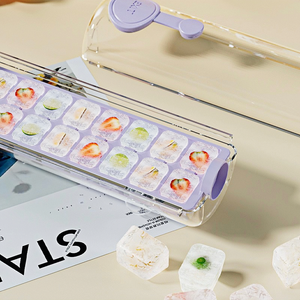 Silicone <span class=keywords><strong>Ice</strong></span> lưới khối khuôn Xoắn <span class=keywords><strong>Ice</strong></span> Le băng làm khuôn hộp sáng tạo xoay Icecream lưới - Product Image 5