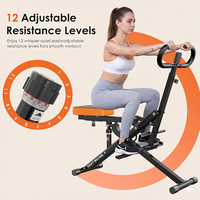 Nouveau cuir synthétique multifonctionnel transfrontalier pour équipement de fitness à domicile avec résistance hydraulique réglable