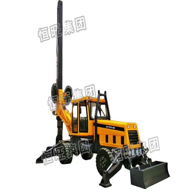 Rotary Drilling Rig Crawler Mounted Diesel 15m Drilling Depth Pump Soft Soil Ground Pit Foundation Hole 1500mm Rotary Clay Blade