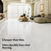 Revêtement de sol époxy auto-nivelant couleur sable, imitation marbre, peinture liquide pour atelier domestique, sol en ciment extérieur résistant à l'usure