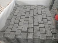 Dalles de pavés en granit gris de Chine, moins chères, finition naturelle sur cinq côtés, motif brique, pour allées, jardins, extérieur et usage industriel