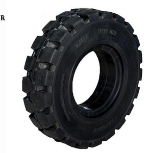 Pneu plein pour chariot élévateur Linde 23X9-10 RIM 6.5, fabriqué au Cambodge, pour usage industriel tout-terrain, livraison directe - Product Image 1