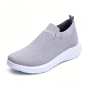Scarpe Casual da Donna Autunnali Traspiranti con Tomaia in Maglia Fly Knit e Fodera in Rete, alla <span class=keywords><strong>Moda</strong></span>, Comode per Camminare, con Assorbimento degli Urti - Produzione di Fabbrica - Product Image 2