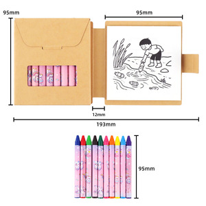 Ensemble de livres de coloriage personnalisés Global Bridge pour enfants de 5 à 7 ans, mini <span class=keywords><strong>livre</strong></span> de <span class=keywords><strong>dessin</strong></span> en papier kraft, cadeaux pour les fêtes d'enfants - Product Image 6