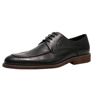 Zapatos de Vestir de Cuero con Cordones y Puntera Cuadrada para Hombre, Estilo Derby, de Lujo, para Oficina, Carrera, Fiesta, Verano, Ligeros y Transpirables - Product Image 3