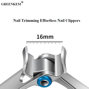 2 Màu Sắc Thép Không Gỉ Móng Tay Cắt Chất Lượng Cao Chuyên Nghiệp Móng Tay Mẹo Cắt Salon Nhà Đen Bạc Nail Clipper - Product Image 4