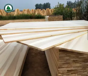 El proveedor de fábrica proporciona tablero de álamo de material de ataúd de madera y panel Paotong acepta ODM y OEM