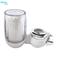 Filtre à eau portable à double étage pour robinet, purificateur d'eau intelligent avec douchette pour usage extérieur, auto-nettoyant