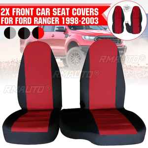 2 housses de siège avant pour voiture, housses de siège automobile, coussin de siège pour Ford Ranger 60/40 Highback 1998-2003 - Product Image 1