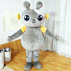 Haute Qualité Personnage Personnalisé <span class=keywords><strong>Dessin</strong></span> <span class=keywords><strong>Animé</strong></span> Mascotte Costume Halloween Carnaval Intéressant Robots Cosplay Costumes pour Adulte - Product Image 1