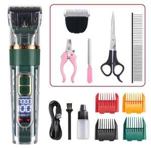Cortadora de Pelo Eléctrica Portátil de Tres Velocidades para Perros y Gatos, Hecha de Plástico Resistente, Tijeras para Peluquería Canina - Product Image 1