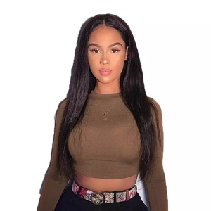 Áo Thun Ngắn Hở Eo Cơ Bản Gợi Cảm Cho Nữ Áo Thun Dài Tay Mùa Thu Cho Nữ Áo Sơ Mi Nữ Màu Trắng Đen - Product Image 3