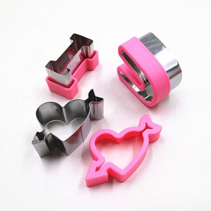 Bộ khuôn bánh quy hình trái tim Ngày Valentine hình trái tim Cookie cutter thư Cookie khuôn - Product Image 4