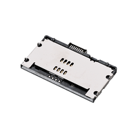 Conector de Tarjeta Inteligente MUP de 8 Pines +ESD Tipo SMT con Tecnología de Fricción para Máquinas Expendedoras POS, 500,000 Ciclos