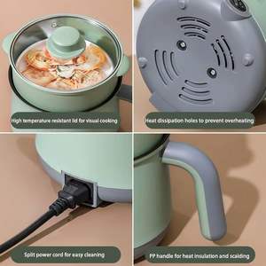 Marmite Électrique Domestique de 1,8 Litre pour Cuisson du Riz et Mijoteuse Électrique Portable – Idéale pour la Maison, l'Hôtel et la Cuisson – Cuiseur à Riz Électrique - Product Image 6