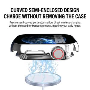 Funda Protectora de Privacidad para Apple Watch Serie 10 42mm 46mm, Protector de Pantalla de Vidrio Templado Resistente a Arañazos y Anti-Espía - Product Image 4