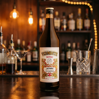Vermouth Rouge Doux Italien Apéritif aux Raisins Nero D'Avola 16,5% ABV Happy Hour Alagna Vini Sicile Fabriqué en Italie Bouteille la Plus Vendue