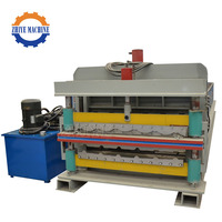 Machine à fabriquer des toitures en métal à double couche, machine de formage à froid pour tôles de toiture
