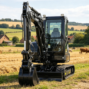 Mini-excavatrice de 1 à 3,5 tonnes avec moteur Kubota, excavatrices sur chenilles, travaux d'<span class=keywords><strong>irrigation</strong></span>, creusement de fossés, construction d'infrastructure rurale - Product Image 2