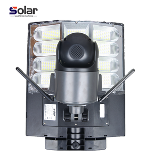 Control remoto integrado de energía solar LED farola exterior 4G Cámara CCTV con ranura para tarjeta SIM 4MP cámara de seguridad lámpara solar - Product Image 2