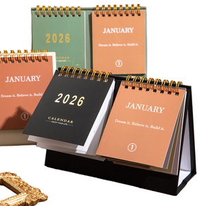 <span class=keywords><strong>Calendrier</strong></span> Bureau Premium Reliure Wire O Laminage Mat Couleur Complète Offset <span class=keywords><strong>Calendrier</strong></span> Bureau - Product Image 1