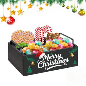 Kerstcadeau Creatieve Chocolade Cake Cookie Eve Kinderen Lade Opslag Hout Snack Tray Snacke Bruiloft Snoep Doos Voor Gasten - Product Image 1