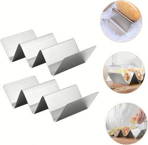 Nouveau support écologique en acier inoxydable pour tortillas et tacos avec grille à crêpes - Essentiels de cuisine pour barbecue et camping en extérieur - Product Image 4