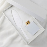 FinRu vente en gros 150ML bouteille en verre blanc parfumé céramique plume décoration de la maison arôme parfum huile essentielle diffuseur de roseau