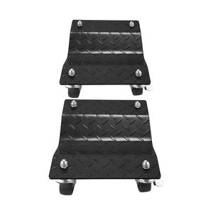 Schwarz, 12 "Reifen Premium Skates Rad <span class=keywords><strong>Auto</strong></span> <span class=keywords><strong>Dolly</strong></span> Kugellager Skate Macht Moving ein <span class=keywords><strong>Auto</strong></span> Einfach Möbel Movers - Product Image 5