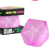Jouet anti-stress en plastique TPR, boule de glace en cristal diamantée, pour enfants autistes de 5 à 7 ans