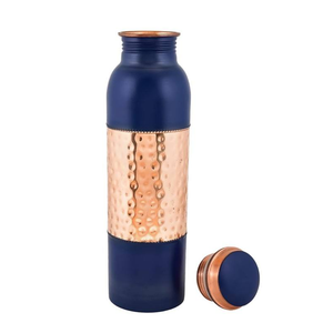 Lowest Prices 950ml Copper Water <b>Bottle</b> with Enamel Print Eco-Friendly for Ayurvedic Daily Copper Water <b>Bottle</b> - Product Image 1