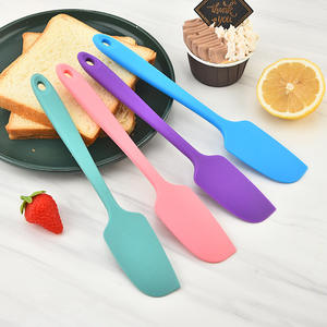 Ensemble de spatules en caoutchouc de silicone personnalisé en gros, 4 pièces, antiadhésif, résistant à la chaleur, compatible four, lave-vaisselle, outil de cuisson, cuisine - Product Image 4