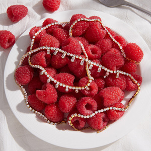 Zircon <b>Titanium</b> Steel Necklace For Women Luxury Geometric Design Party Jewelry Bezel Setting Stainless Steel Accessories - Product Image 2