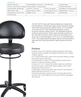 Tabouret d'examen professionnel HS200, siège de 16 pouces, dossier ergonomique, rotation à 360 degrés