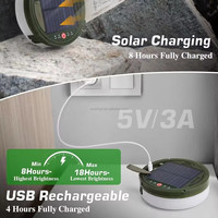 10M USB wiederauf ladbare LED Camping Lampen Not blitz Fernbedienung Solar Lichterketten für Outdoor-Abenteuer