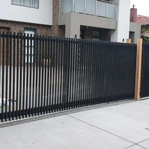 Pagar Louver Aluminium tahan air tahan api kualitas tinggi untuk pagar bubuk teralis pagar teralis untuk kebun luar ruangan - Product Image 2