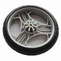 7 "8 pouces couleur personnalisée bébé poussette chariot EVA roue en mousse avec jante en plastique