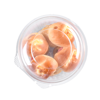 Boîtes d'emballage pour pâtisserie en plastique jetables écologiques de 8 oz, 12 oz, 16 oz, 24 oz, 32 oz, recyclables en PET, contenants pour gâteaux