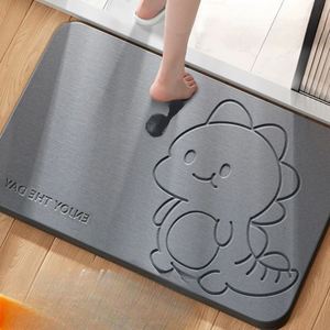 Tapis de bain en pierre à séchage rapide, incassable, doux, absorbant, tapis de salle de bain absorbant l'eau, tapis de bain pour salle de bain - Product Image 2