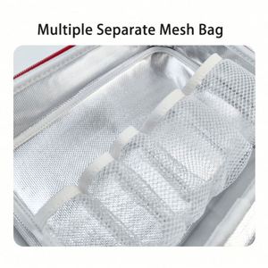 Trousse de premiers secours personnalisée rouge grande capacité en EVA, étanche avec isolation en film aluminium, sac médical - Product Image 5