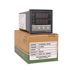 48*48 Digital PID Dual Temperature <strong>Controller</strong> REX-C100 <strong>Thermostat</strong> Control AC90-265V - Product Image 2