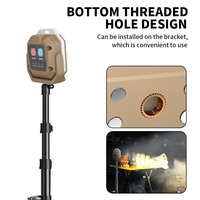 Mini lampe torche porte-clés Lumière blanche Jaune chaud Rouge Aimant Batterie 1000mAh LED COB Alimentation USB Affichage Éclairage portable de travail
