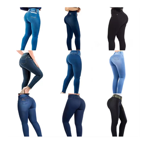 Jean Femme Taille Haute - Stretch, Push Up, Contrôle Du Ventre - Coupe Ajustée Confortable - Pantalon Denim