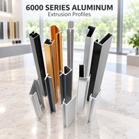 Profilés de fenêtres et de portes en aluminium à rupture de pont thermique multi-chambres, section transversale complexe, pour la construction – Vente directe usine