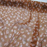 Erstaunliches Blumen design Hohe Qualität Günstiger Preis Auf Lager Heißes Verkaufs material Seiden krepp Chiffon Stoff für Damen Kleid Kleidung