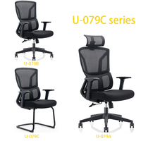 Chaise de bureau ergonomique pivotante à dossier mi-haut en maille, design moderne, pour réunions et conférences, avec garantie de 3 ans, directement de l'usine