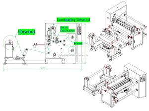 Tốc độ tự động <span class=keywords><strong>PVC</strong></span> Pet Bopp PE giấy nhựa phim cắt Rewinder Máy Điều kiện Mới CuộN rạch và tua máy - Product Image 4