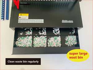 ES8708 Macchina Rilegatrice Elettrica da Tavolo per Perforazione e Rilegatura (Fogli A4 70g-80g) - Product Image 5